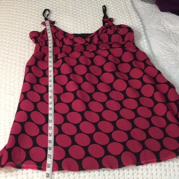 Express Silk Polka Dot Baby Doll Mini Sz M - Picture 14 of 14